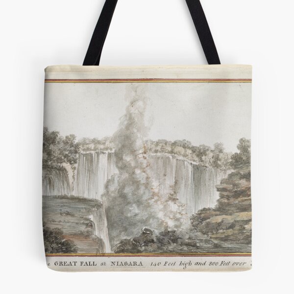 Item preview, Vintage watercolor of "VIEW of the GREAT FALL at NIAGARA " 1765 designed and sold by Jeditwins.