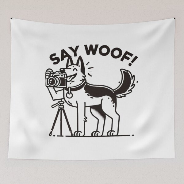 Item preview, Say Woof: Dog Photographer in Action designed and sold by yuxin2009.