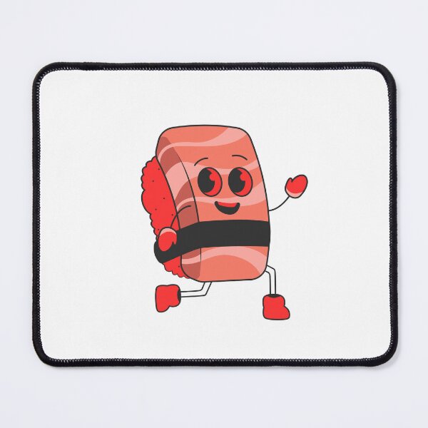 Item preview, Happy Sushi Cartoon Character Illustration designed and sold by DhevRange.