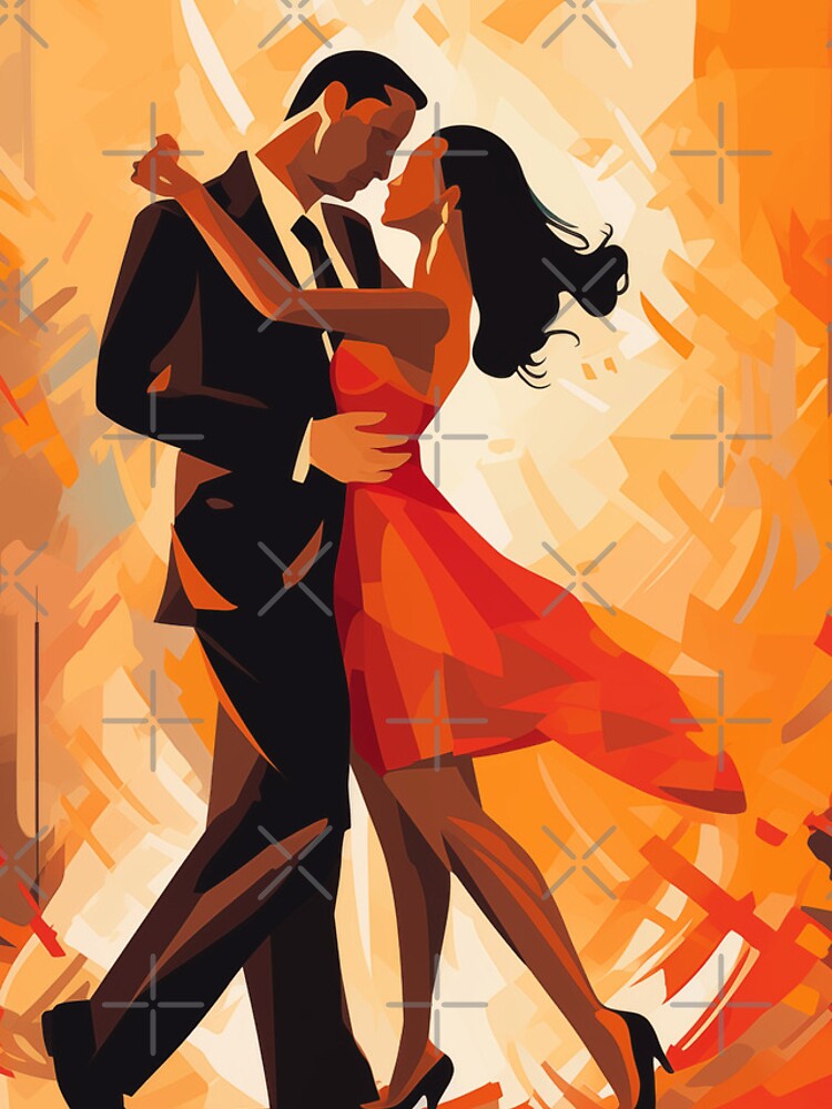 Thumbnail 4 of 4, iPhone Case, Couple dancing tango designed and sold by Rtymer.