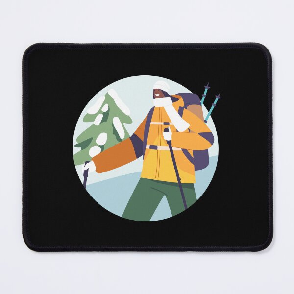 Item preview, Hiking With Trekking Poles designed and sold by Ink-Fusions.