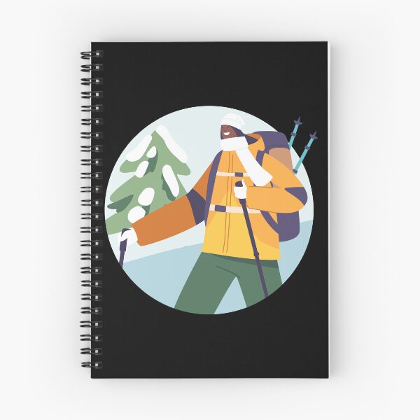 Item preview, Hiking With Trekking Poles designed and sold by Ink-Fusions.