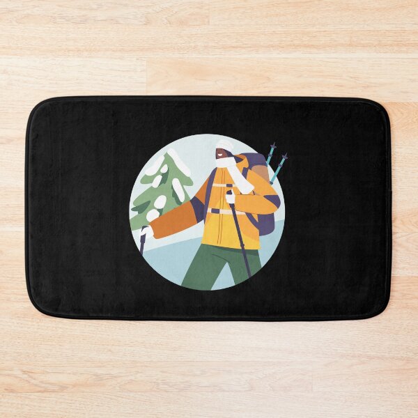 Item preview, Hiking With Trekking Poles designed and sold by Ink-Fusions.