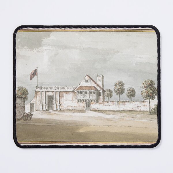 Item preview, Vintage watercolor of "VIEW of the GOVERNOR'S house at ST. AUGUSTINE in E. FLORIDA. Nov.r 1764." designed and sold by Jeditwins.