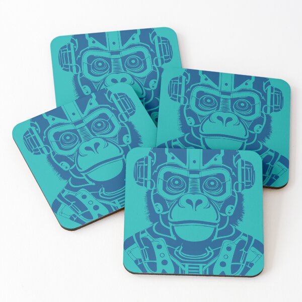 Item preview, Cyber Space Monkey [BLUE] designed and sold by TOYFACE.
