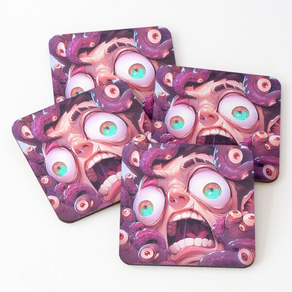 Item preview, Creepy Tentacle Horror Cartoon designed and sold by bubblegoth.