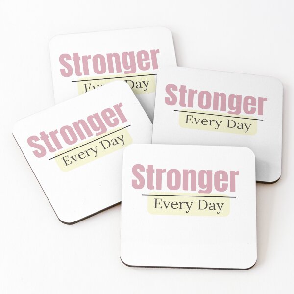 Item preview, Stronger Every Day - Motivational Fitness Tee designed and sold by UnboundSoulVibe.