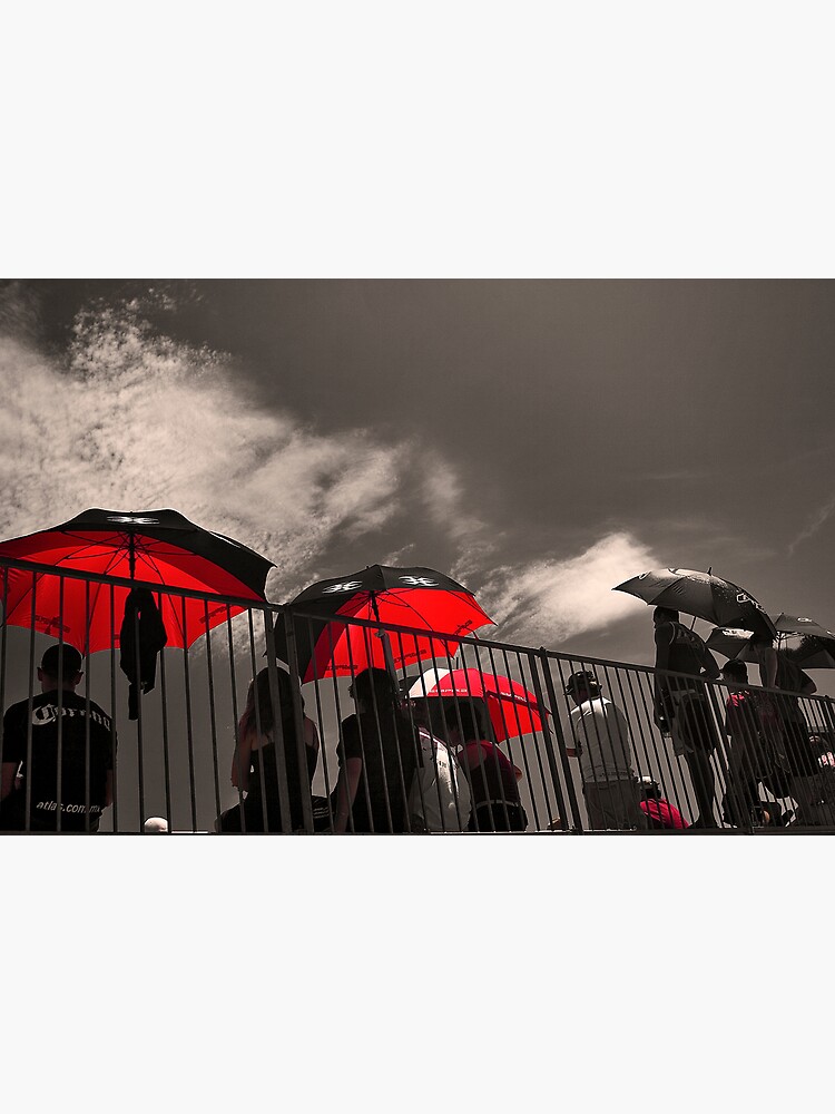 "Red Umbrellas" Framed Art Print by photosbyflood Redbubble