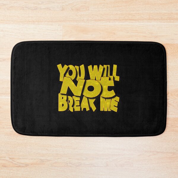 Item preview, You Will Not Break Me Yellow designed and sold by FYS-Arte-Style.