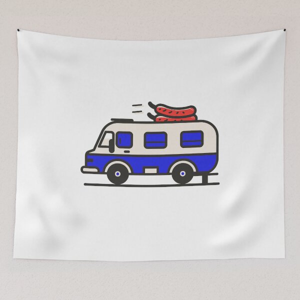 Item preview, Cute hotdog truck designed and sold by Zen Lael.