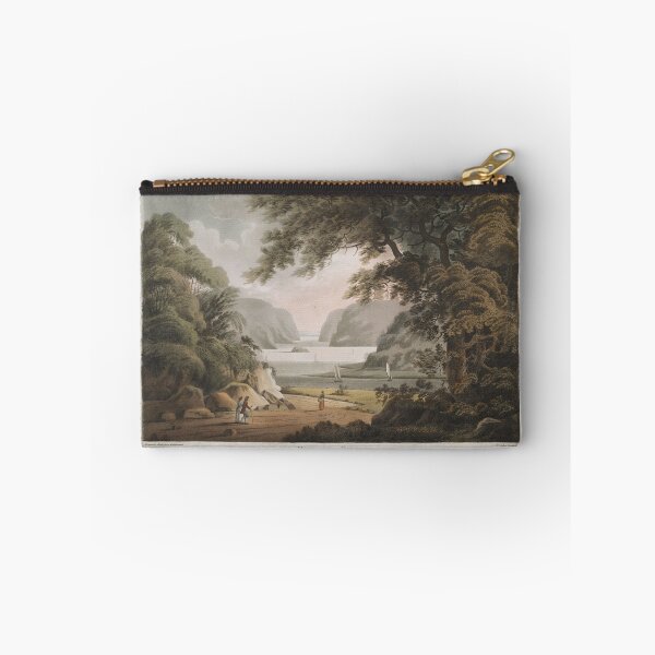 Item preview, Vintage handcoloured etching 1802 "HUDSONS RIVER " New York designed and sold by Jeditwins.