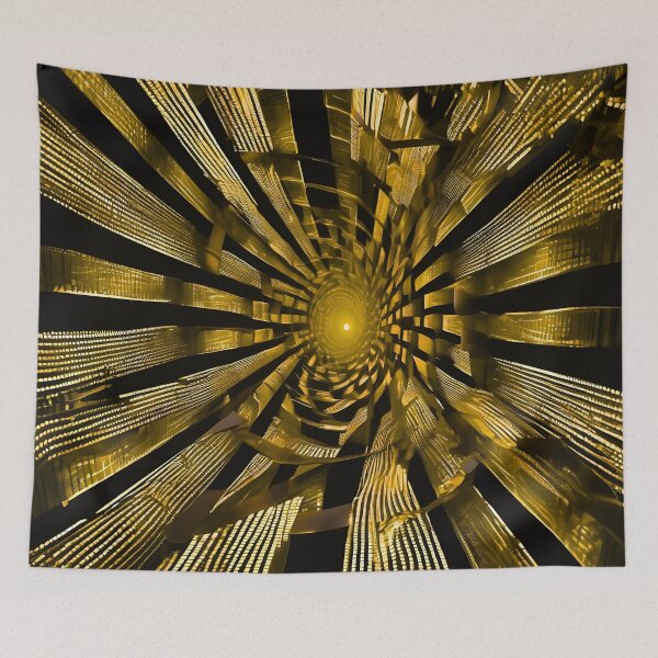 Item preview, FUTURISTIC PASSAGE - tunnel-like structure illuminated with vibrant light. designed and sold by Atmosferica.