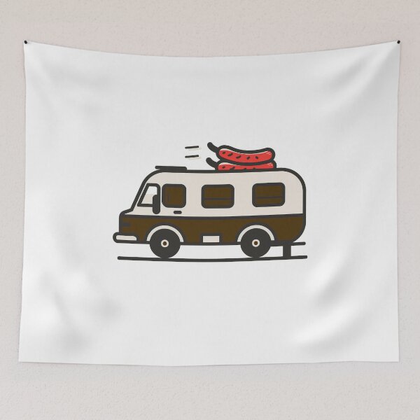 Item preview,  Cute hotdog truck designed and sold by Zen Lael.