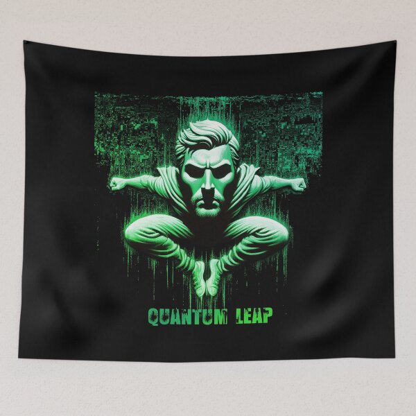 Item preview, Quantum leap, physics, quanta, quantum mechanics, quantum transitions, energy, atom, theory, particles, science designed and sold by CrisMor-Art.