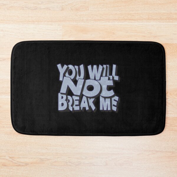 Item preview, You Will Not Break Me Blue designed and sold by FYS-Arte-Style.