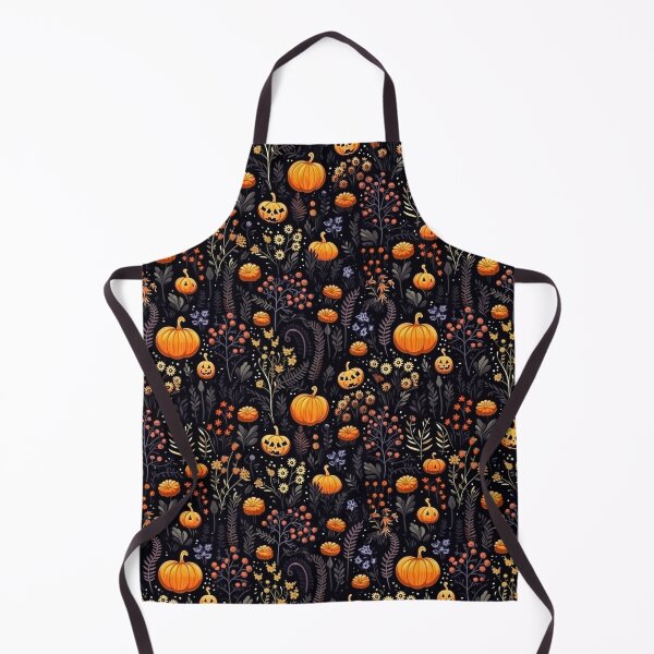 Item preview, Halloween orange pumpkin patch designed and sold by GreenDesireArt.
