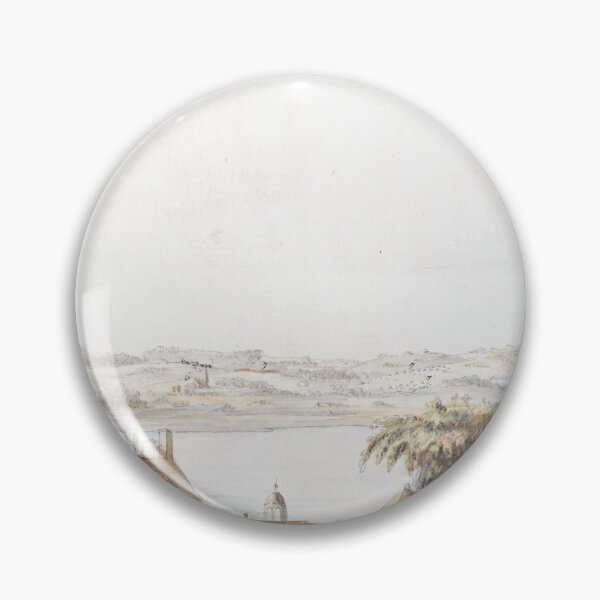 Item preview, Vintage watercolor of 1775 "View of the country round Boston taken from Beacon hill." designed and sold by Jeditwins.