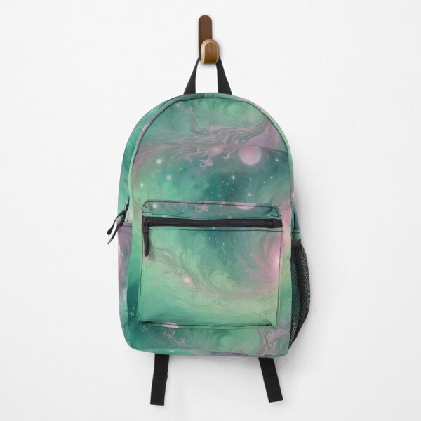 Item preview, Green and pink star clouds designed and sold by MatthaeusArts.