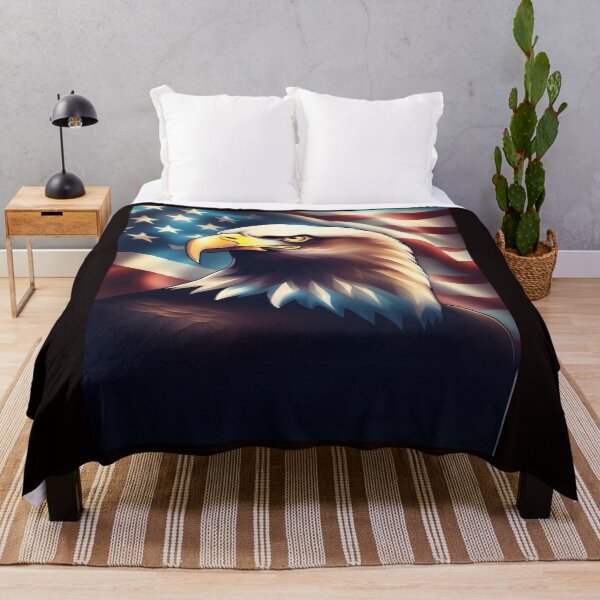 Item preview, Eagle with American Flag Patriotic Valor Gifts designed and sold by Marcin-PL.