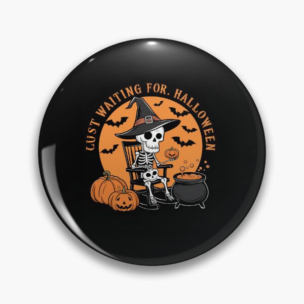 Item preview, funny Skeleton Spooky Halloween pumpkin party horror lovers scary face designed and sold by BHMARTS.