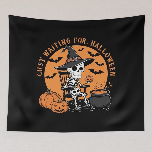 Item preview, funny Skeleton Spooky Halloween pumpkin party horror lovers scary face designed and sold by BHMARTS.