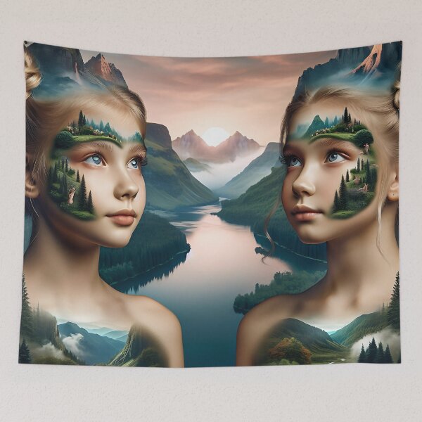 Item preview, Abstract 17, pretty twins designed and sold by HerbertFlenner.