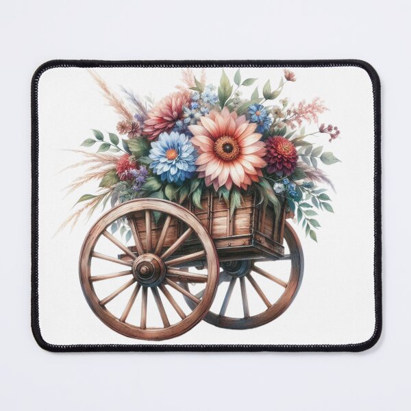 Item preview, Copy of Wooden Wheel,Flowers,Gardening designed and sold by deniz kaya.