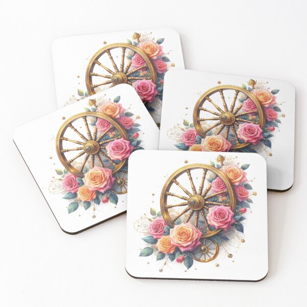 Item preview, Copy of Wooden Wheel,Flowers,Gardening designed and sold by deniz kaya.