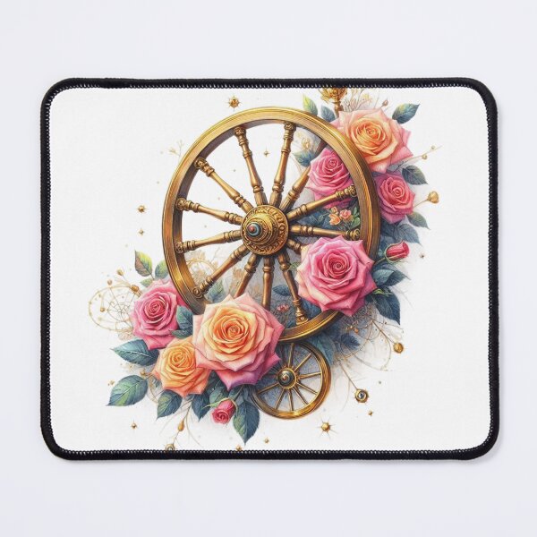 Item preview, Copy of Wooden Wheel,Flowers,Gardening designed and sold by deniz kaya.