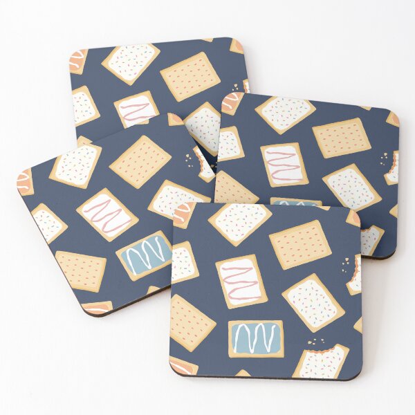 Item preview, toaster pastry - navy blue designed and sold by littlearrow.
