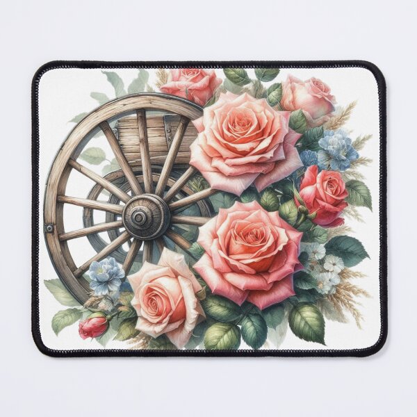 Item preview, Copy of Wooden Wheel,Flowers,Gardening designed and sold by deniz kaya.
