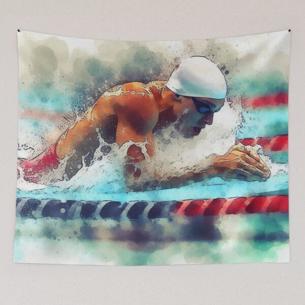Item preview, Competitive Swimmer - Breaststroke designed and sold by Bright-Moonrise.