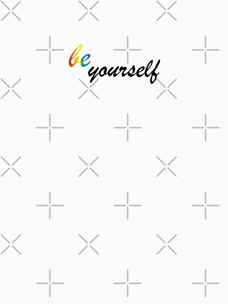 Thumbnail 7 of 7, Classic T-Shirt, Be Yourself designed and sold by TrueNovaDesigns.