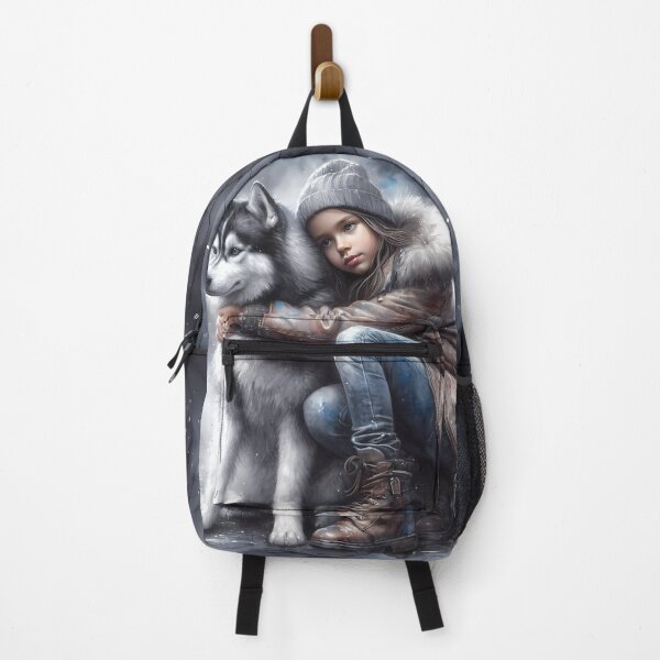Item preview, Winter's Guardian (Siberian Husky) designed and sold by Ssevi.