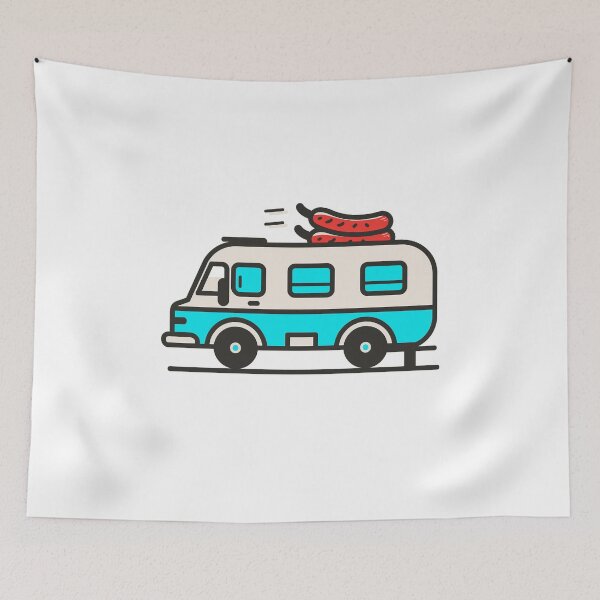Item preview, Cute hotdog truck designed and sold by Zen Lael.