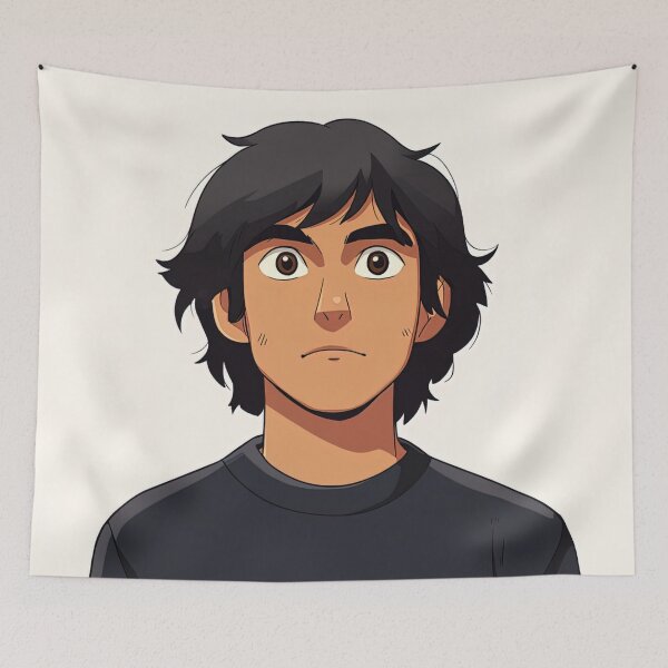 Item preview, Chilean man, portrait  | Anime style designed and sold by ComicsFactory.