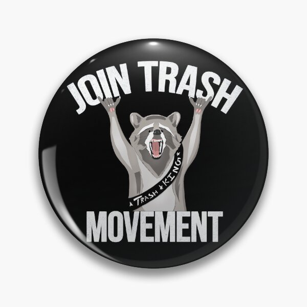 Item preview, JOIN TRASH MOVEMENT RACOON FUNNY  designed and sold by Imagification.