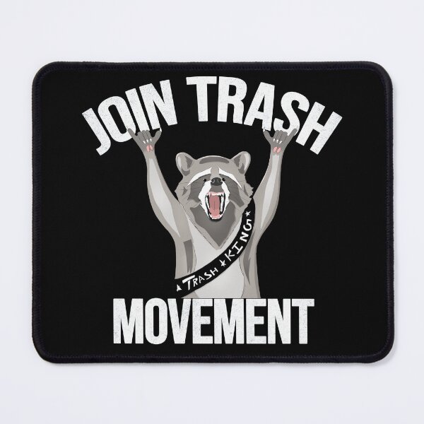 Item preview, JOIN TRASH MOVEMENT RACOON FUNNY designed and sold by Imagification.