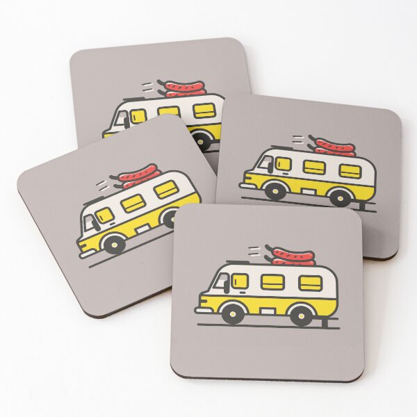 Item preview, Cute hotdog truck designed and sold by Zen Lael.