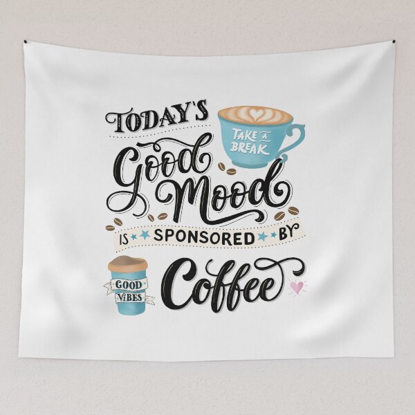 Item preview, Coffee Break Coffee Quote Good Mood Good Vibes by Coffee Barista designed and sold by Sandra Brezina.