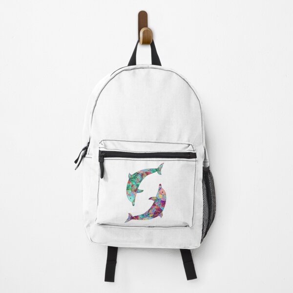 Item preview, Enchanted Dancing Dolphins Art designed and sold by Sharon Cummings Art.