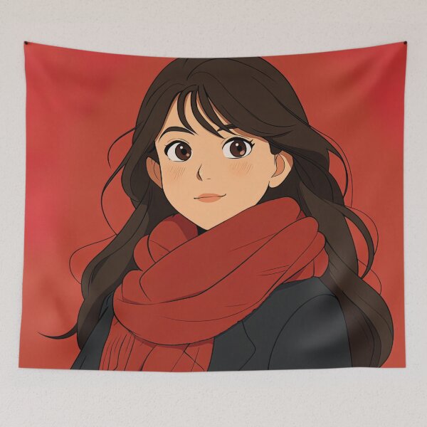 Item preview, Chilean woman, portrait | Anime style designed and sold by ComicsFactory.