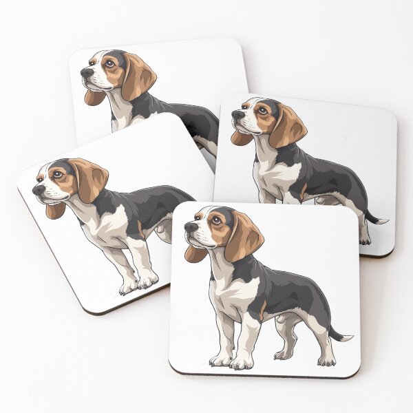Item preview, Lindo cachorro beagle con orejas marrones designed and sold by Artcurrents.