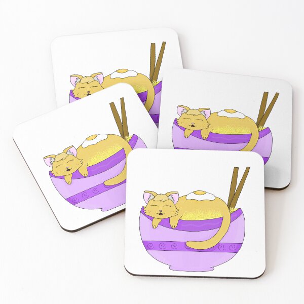Item preview, Ramen Kitty in Bowl designed and sold by UselessClockwrk.