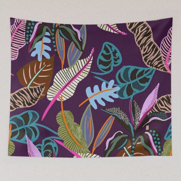 Item preview, tropical foliage print designed and sold by RODRIGORo.