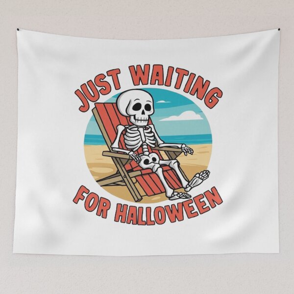 Item preview, funny Skeleton Spooky Halloween pumpkin party horror lovers scary face designed and sold by BHMARTS.