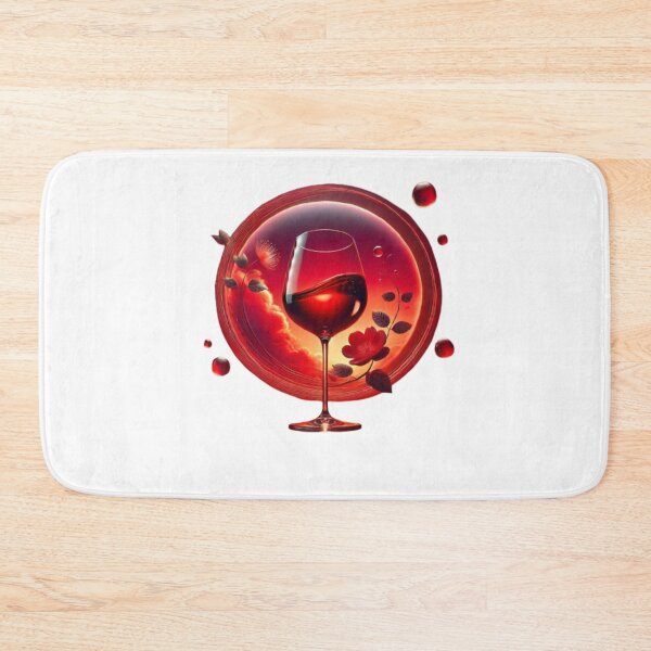 Item preview, Crimson Sun Dip Wine Glass designed and sold by WildVista.