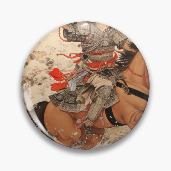 Item preview, Ukiyo-e - Samurai On Horse designed and sold by KootenayDesigns.