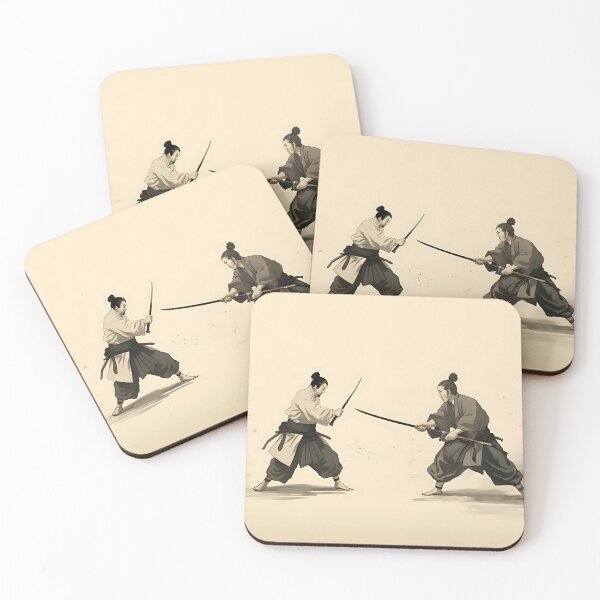 Item preview, Ukiyo-e - Samurai Training designed and sold by KootenayDesigns.