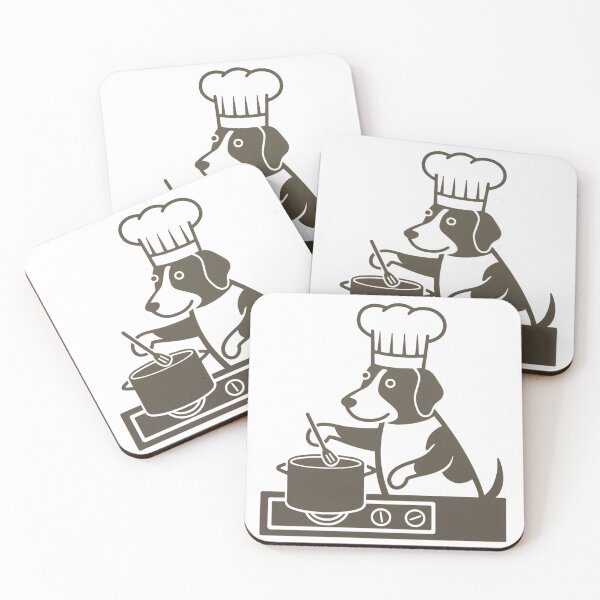 Item preview, Dog as chef designed and sold by KukerLukii.
